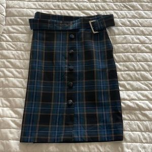Anthropologie Skirt, plaid, new with tags